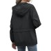 Women's Waterproof Raincoat Lightweight Rain Jacket Hooded Windbreaker with Pockets for Outdoor