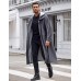 Men's Rain Jacket with Hood Waterproof Lightweight Active Long Raincoat