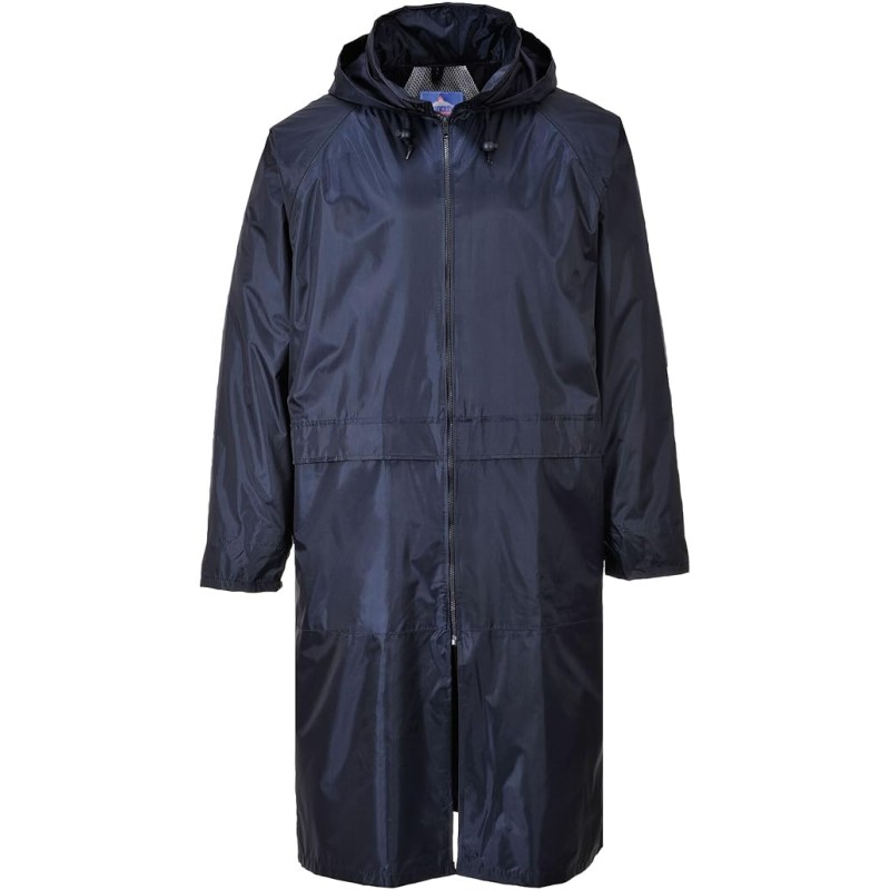 Men's Lightweight Waterproof Classic Raincoat Long Rain Jacket