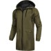 Men's Long Raincoat Ligtweight Rain Jacket Waterproof Outdoor Jackets with Hood