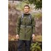 Men's Long Raincoat Ligtweight Rain Jacket Waterproof Outdoor Jackets with Hood