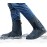 Waterproof Shoe Covers Hard Sole, Reusable Rain Boot Shoe Cover with Zipper,Non-Slip Rain Boots
