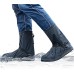 Waterproof Shoe Covers Hard Sole, Reusable Rain Boot Shoe Cover with Zipper,Non-Slip Rain Boots