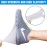 Silicone Waterproof Shoe Covers, Upgrade Reusable Overshoes with Zipper, Resistant Rain Boots Non-Slip Washable Protection