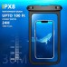 2 Pcs Waterproof Phone Pouch, [Up to 10" Large]  Waterproof Cell Phone Case Dry Bag with Lanyard