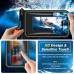 2 Pcs Floating Waterproof Phone Pouch, [Up to 10" Large] Universal IPX8 Waterproof Cell Phone Dry Bag with Lanyard