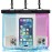 Waterproof Phone Pouch - 3 Pack Shining Dazzling TPU Waterproof Phone Case with Lanyard - Fit iPhone Up to 7.2"