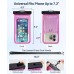 Waterproof Phone Pouch - 3 Pack Shining Dazzling TPU Waterproof Phone Case with Lanyard - Fit iPhone Up to 7.2"
