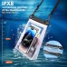 Large Floating Waterproof Phone Pouch [with Sealing Strip], Float Water Proof Bag for Beach Water Park