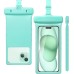 Waterproof Phone Pouch, IPX8 3D Cellphone Dry Bag Beach Essentials