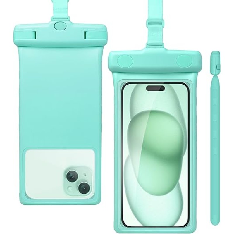 Waterproof Phone Pouch, IPX8 3D Cellphone Dry Bag Beach Essentials